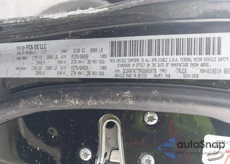 2017 Ram 1500 Express 4X4 5'7 Box из США, поврежденный, VIN 3C6RR7KT9HG605078